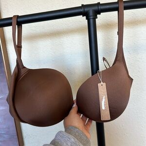 SKIMS Brown Bra